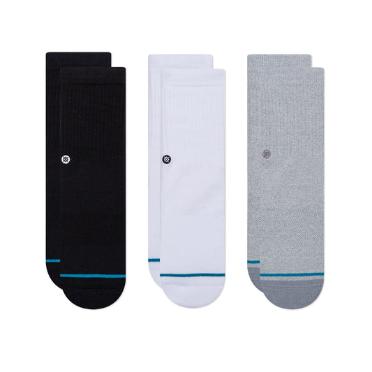 Icon St Kids 3 Pack Socks - Multi - MD