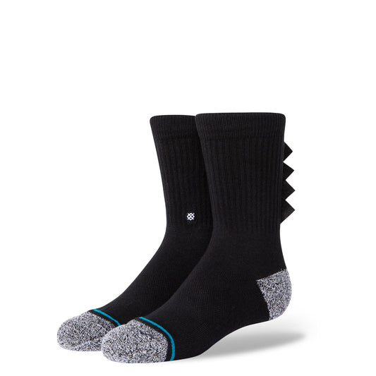 Dino Day Crew Socks - Black - Medium