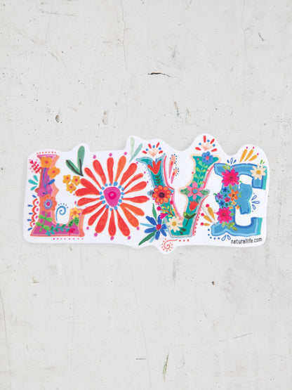 Natural Life Love Sticker