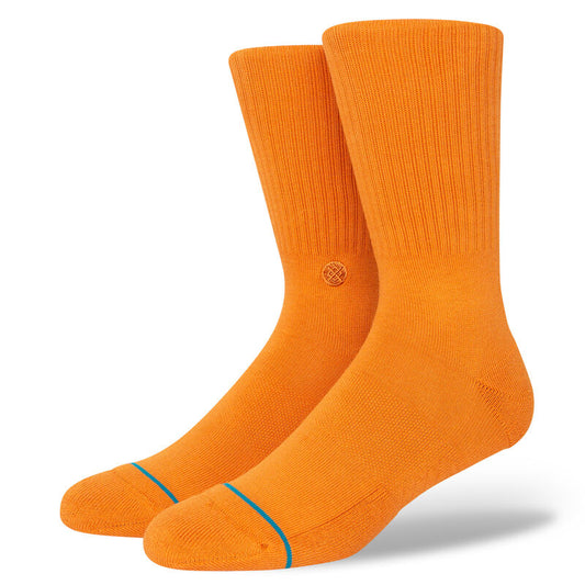 Icon Crew Socks - Rust