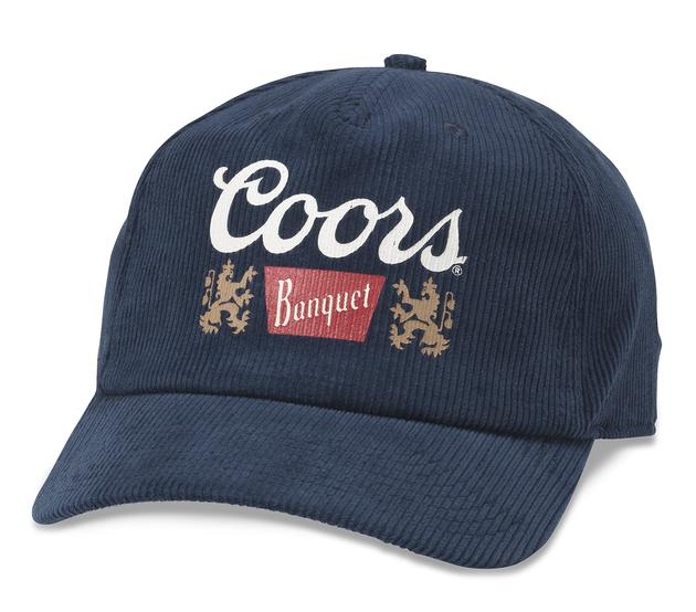 Miller Coors Printed Corduroy Hat Navy