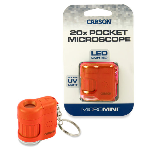 Carson Optics Micromini Pocket Microscope - Orange