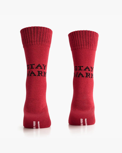 Stay Warm Socks - Red