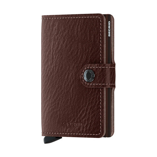 Miniwallet - Veg Espresso-Brown