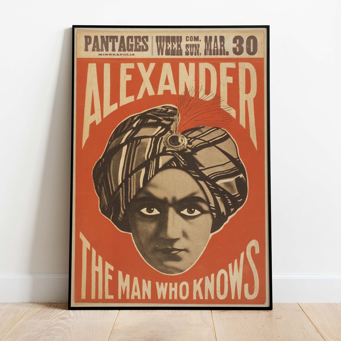 Vintage Alexander Knows Print