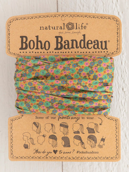 Natural Life Boho Bandeau - Mustard Floral