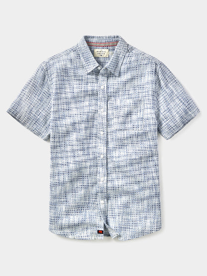 Freshwater Button Up Shirt - Blue Multi