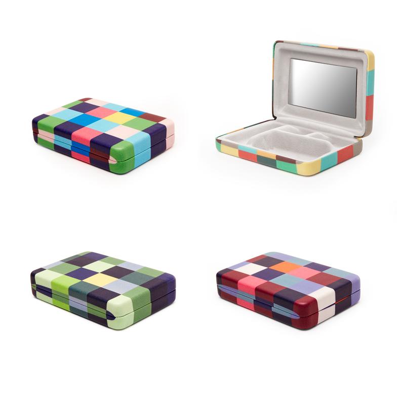 Plaid Travel Jewelry Case