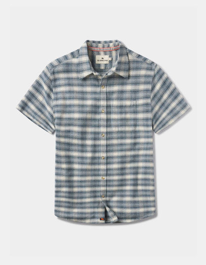 FINAL SALE - Freshwater Button Up Shirt - Calico Stripe
