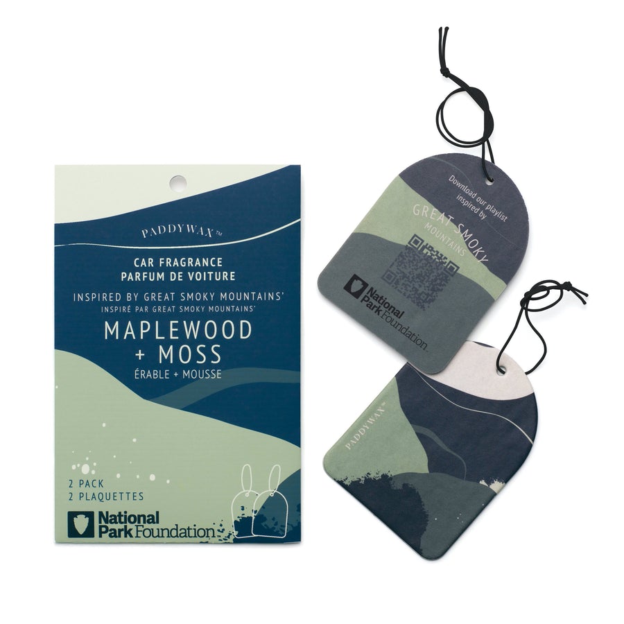 Parks Great Smoky Mountains Car Fragrance - Maplewood + Moss