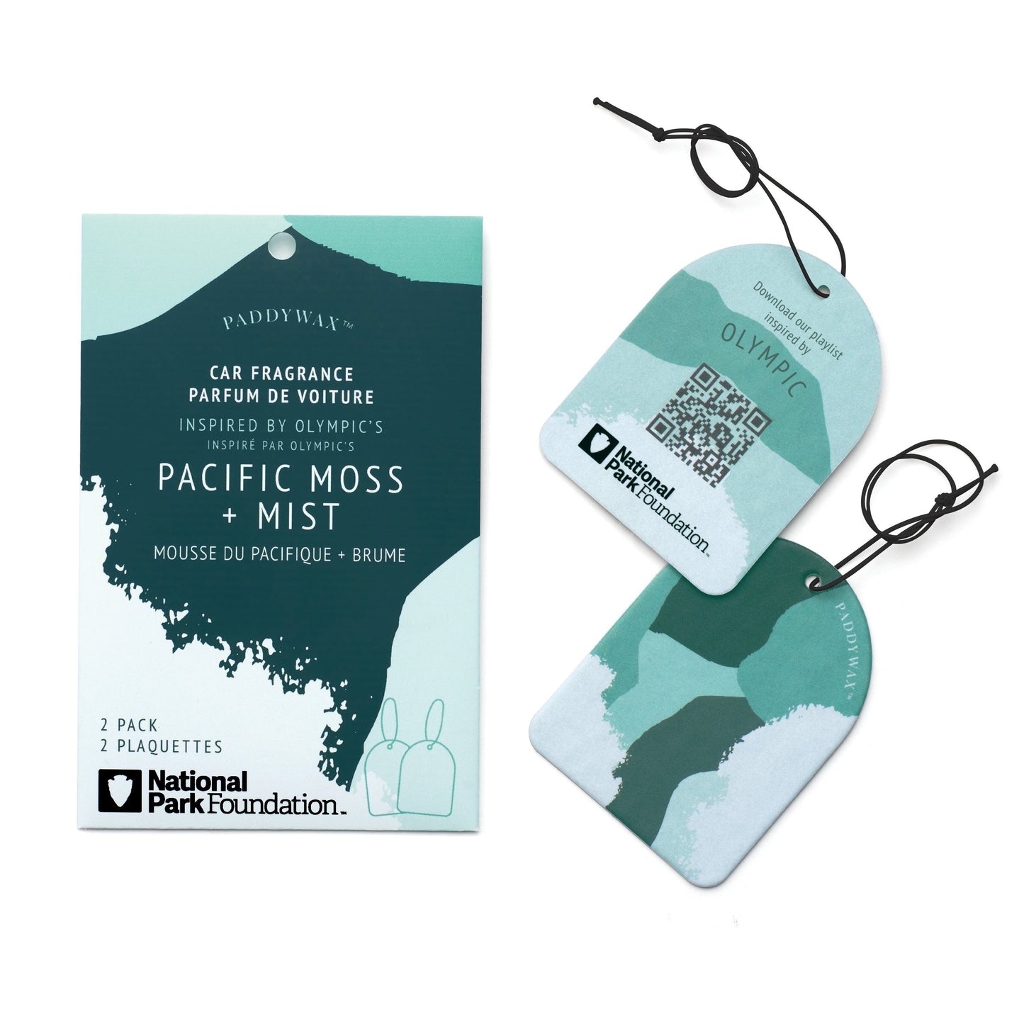 Parks Olympic Car Fragrance - Pacific Moss + Mist