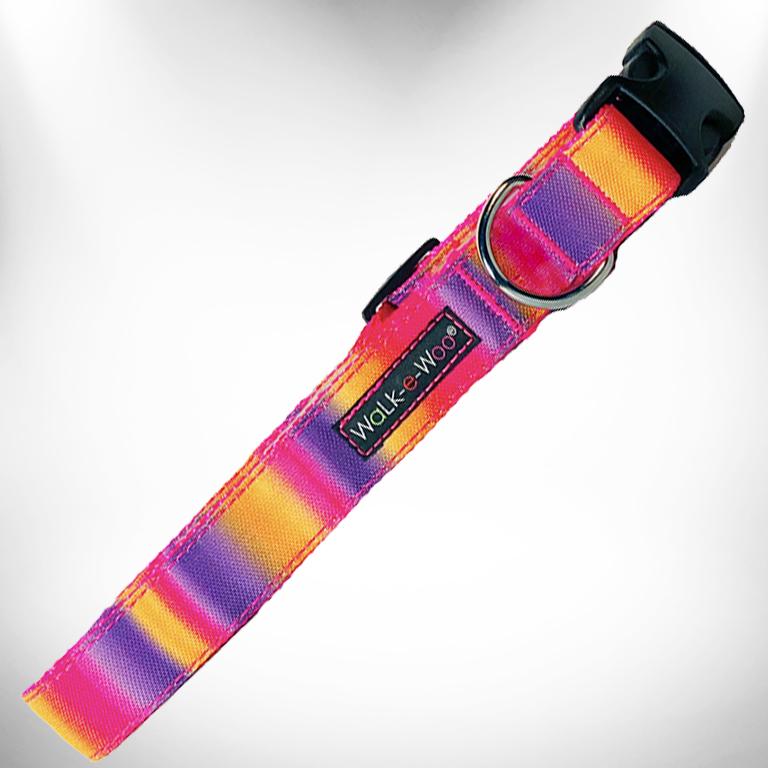 Tie Dye Collar Pink/Purple - LG