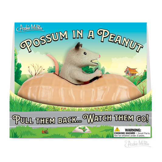 Racing Possum in a Peanut