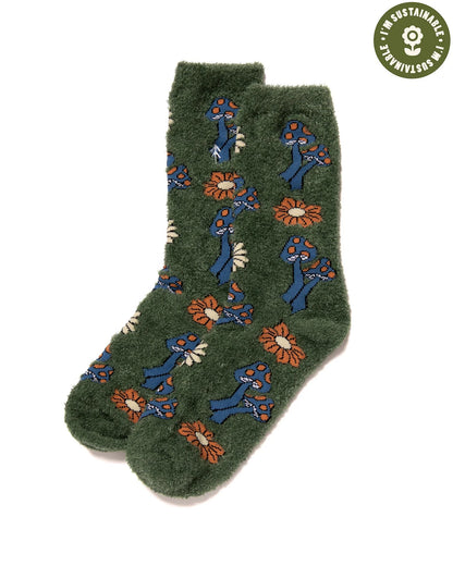 Power To The Parks Shrooms Cozy Socks