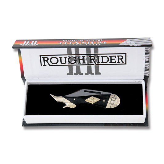 Rough Rider Small Leg Black Titanium