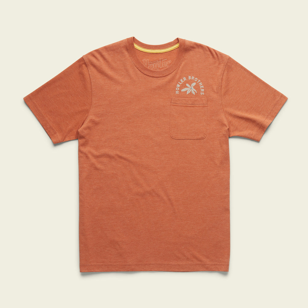 Lazy Gators Pocket T-Shirt - Rust
