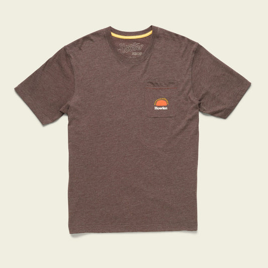 Select Pocket T - Abstract Savannah: Espresso Heather