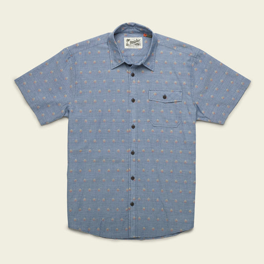 San Gabriel Shortsleeve - Sunrise Jacquard: Chambray