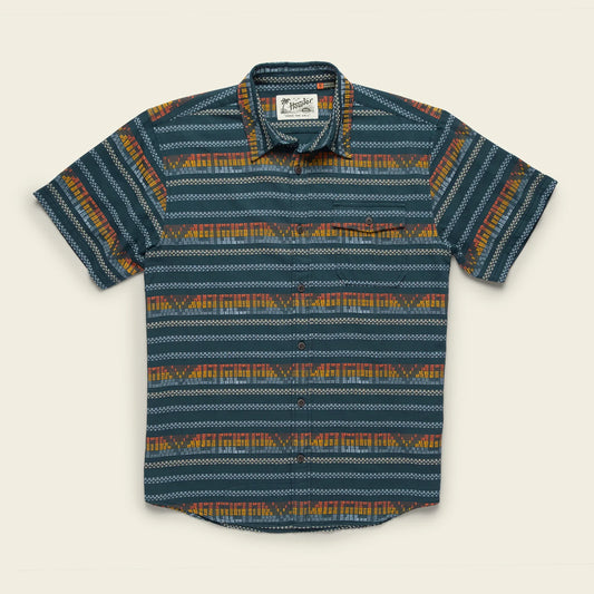 San Gabriel Shortsleeve - Mescal Jacquard - Petrol