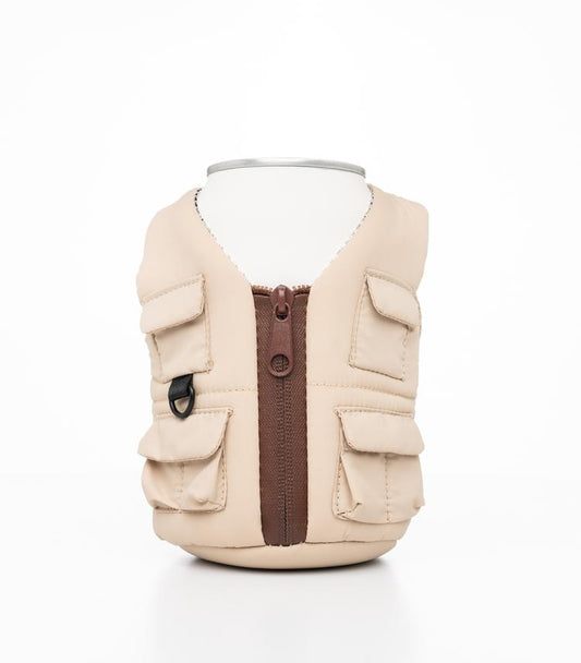 Classic Tan Beverage Adventure Vest