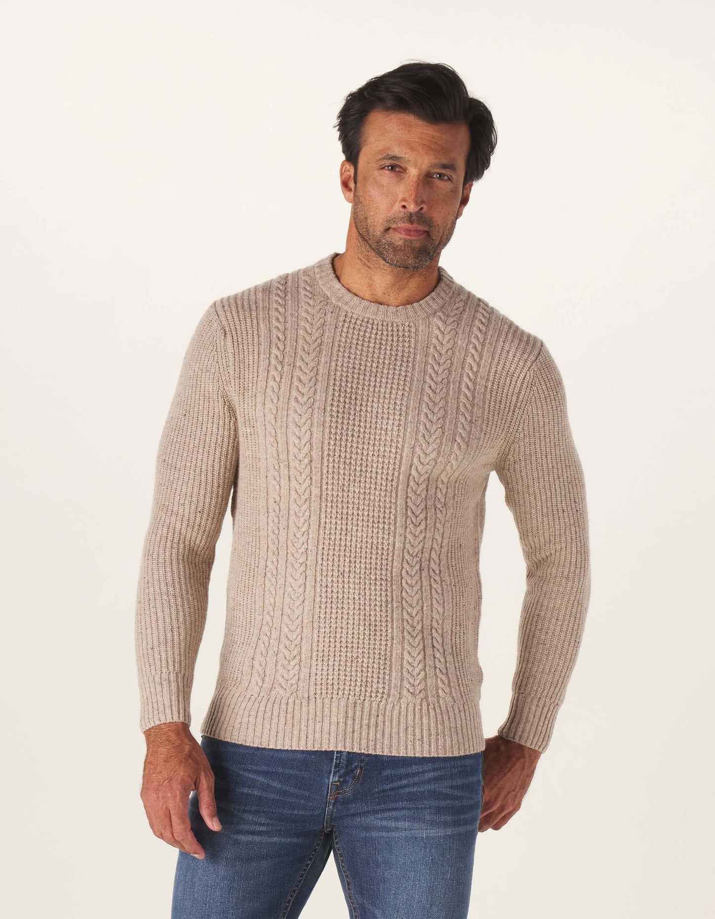 Kennedy Crew Sweater - Stone