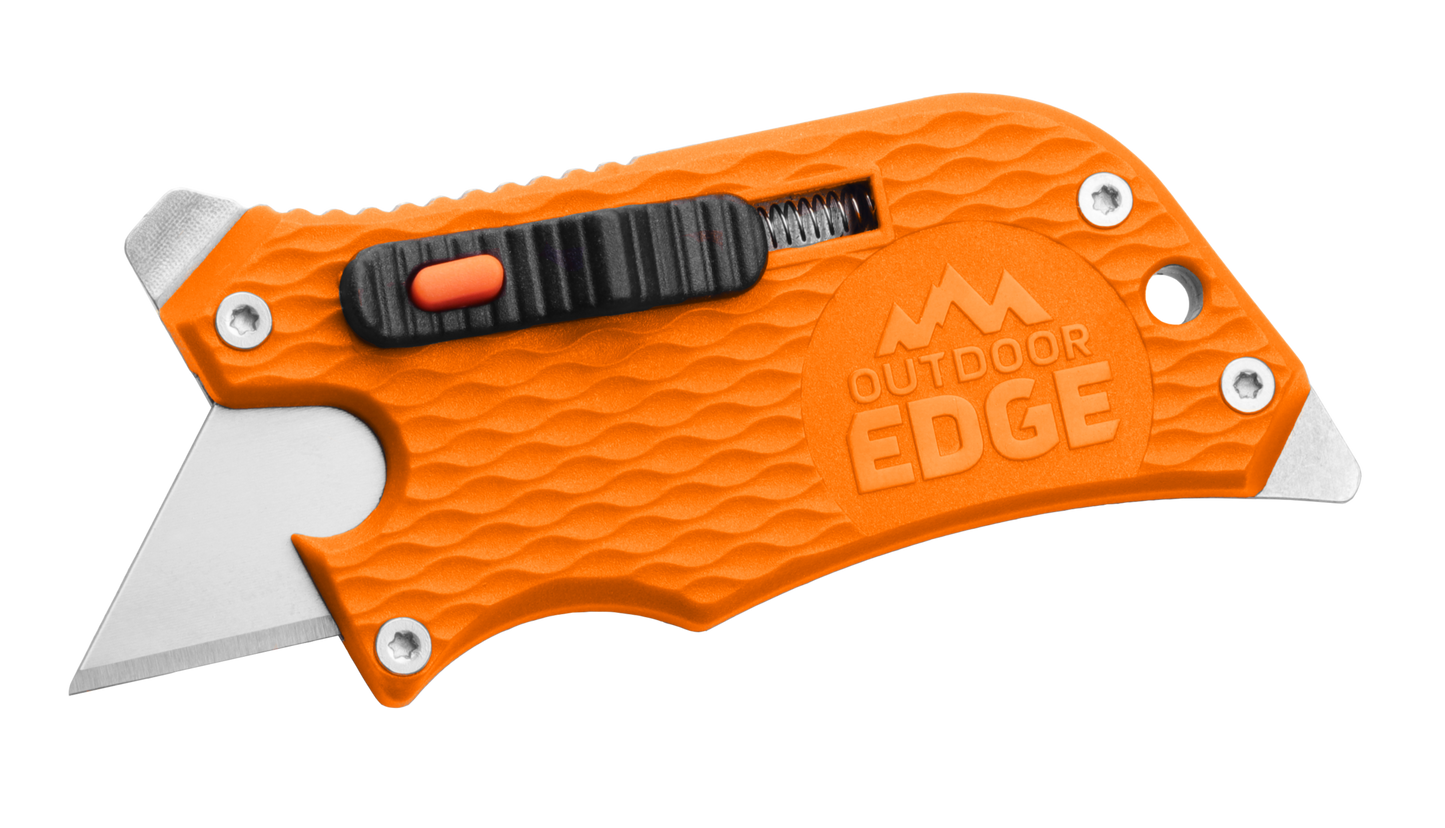 Outdoor Edge Slidewinder Razor Blade Tool - Orange