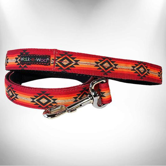 1" Dog Leash Sky Fire