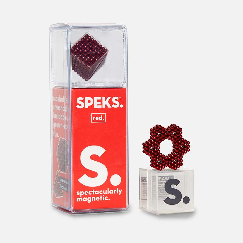 Red Speks 2.5mm Magnet Balls