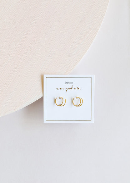 Minimalist Spiral Earrings