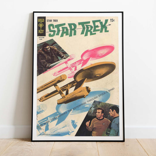 Vintage Star Trek Enterprise Print