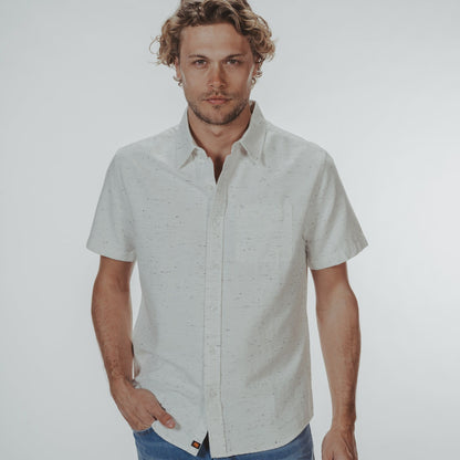 Freshwater Button Up Shirt - White