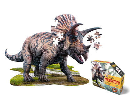 I Am Triceratops 100 pc Puzzle