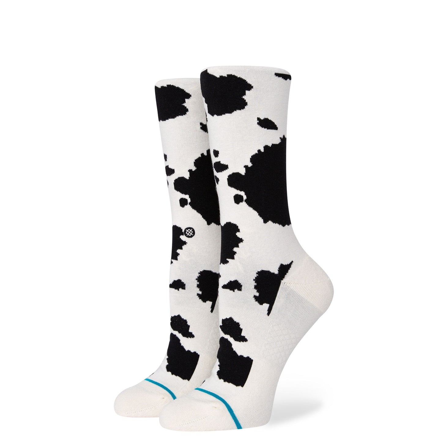 Cow Fuzz Crew Socks