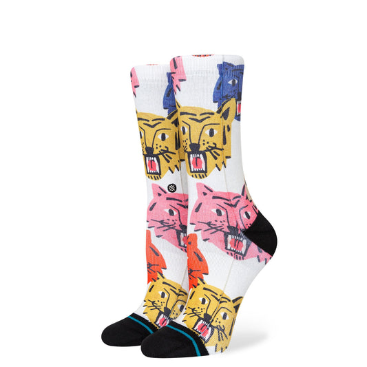 Katya Crew Socks - Off White - MD