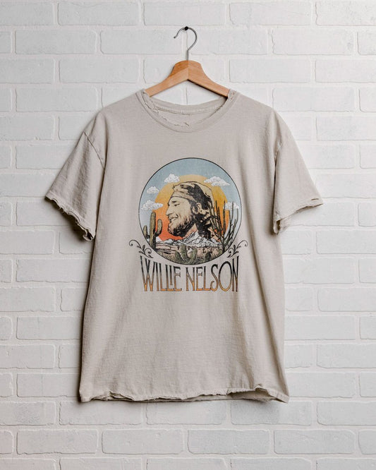 Willie Nelson In the Sky Thrifted Tee
