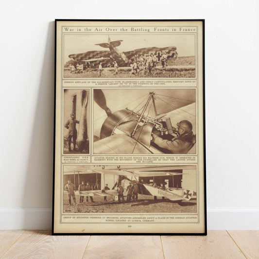 Vintage War Plane Print