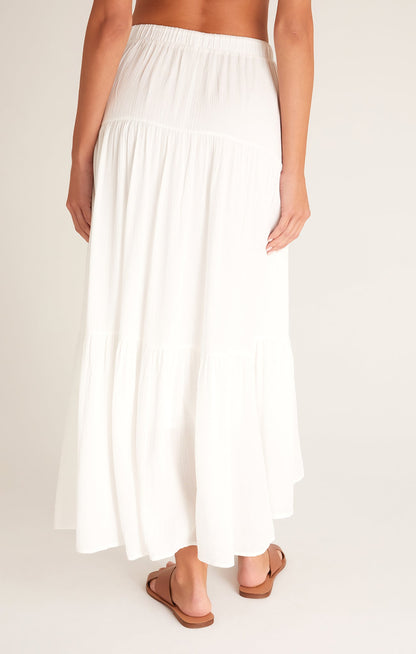 Alba Maxi Skirt - White