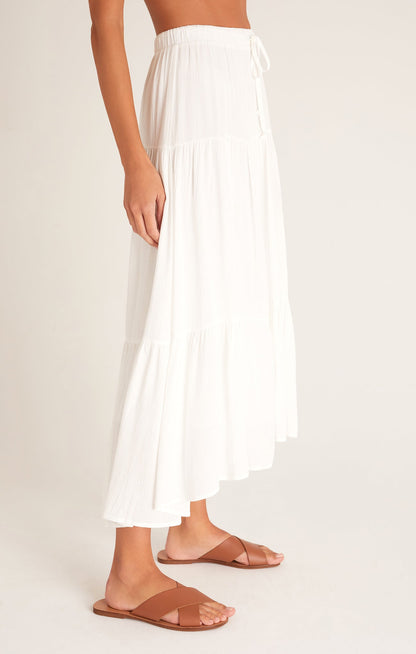 Alba Maxi Skirt - White