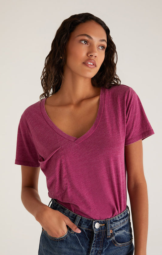 The Pocket Tee - Berry