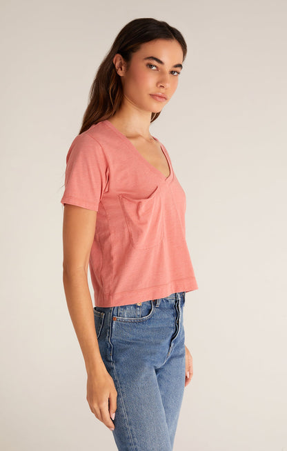 FINAL SALE-The Classic Skimmer Tee - Canyon Rose