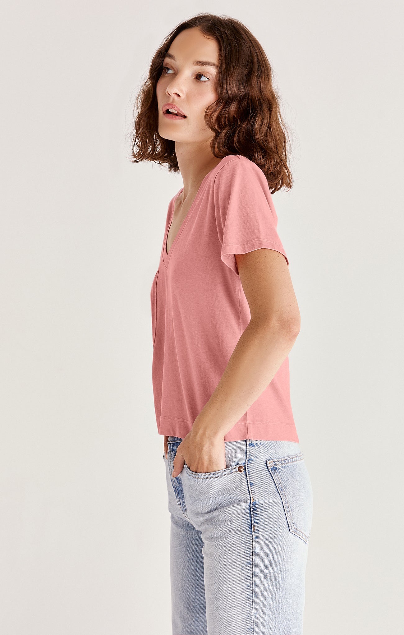 The Classic Skimmer Tee - Guava