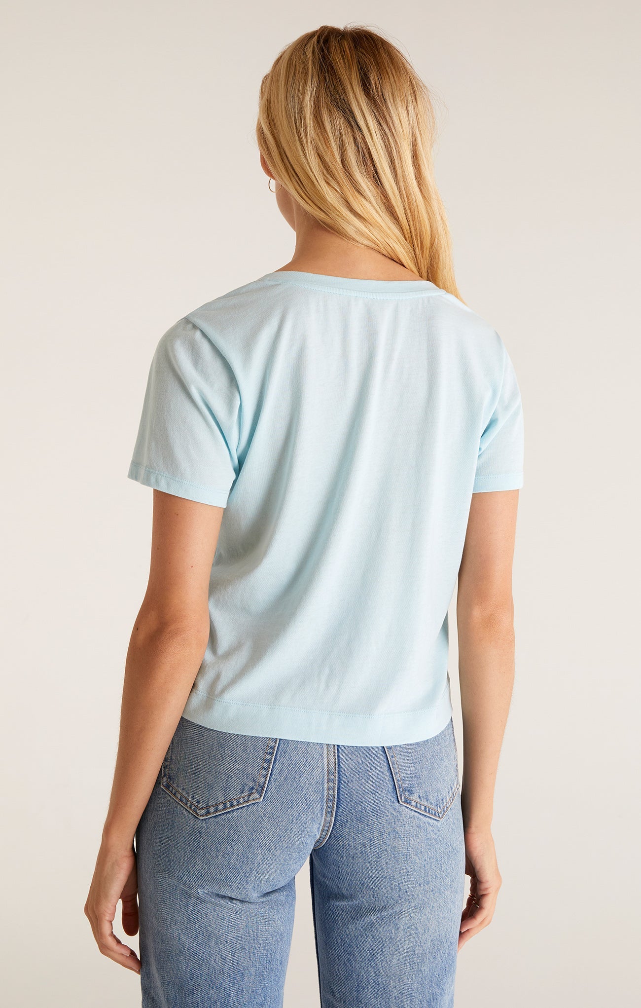 The Classic Skimmer Tee - Iced Turquoise