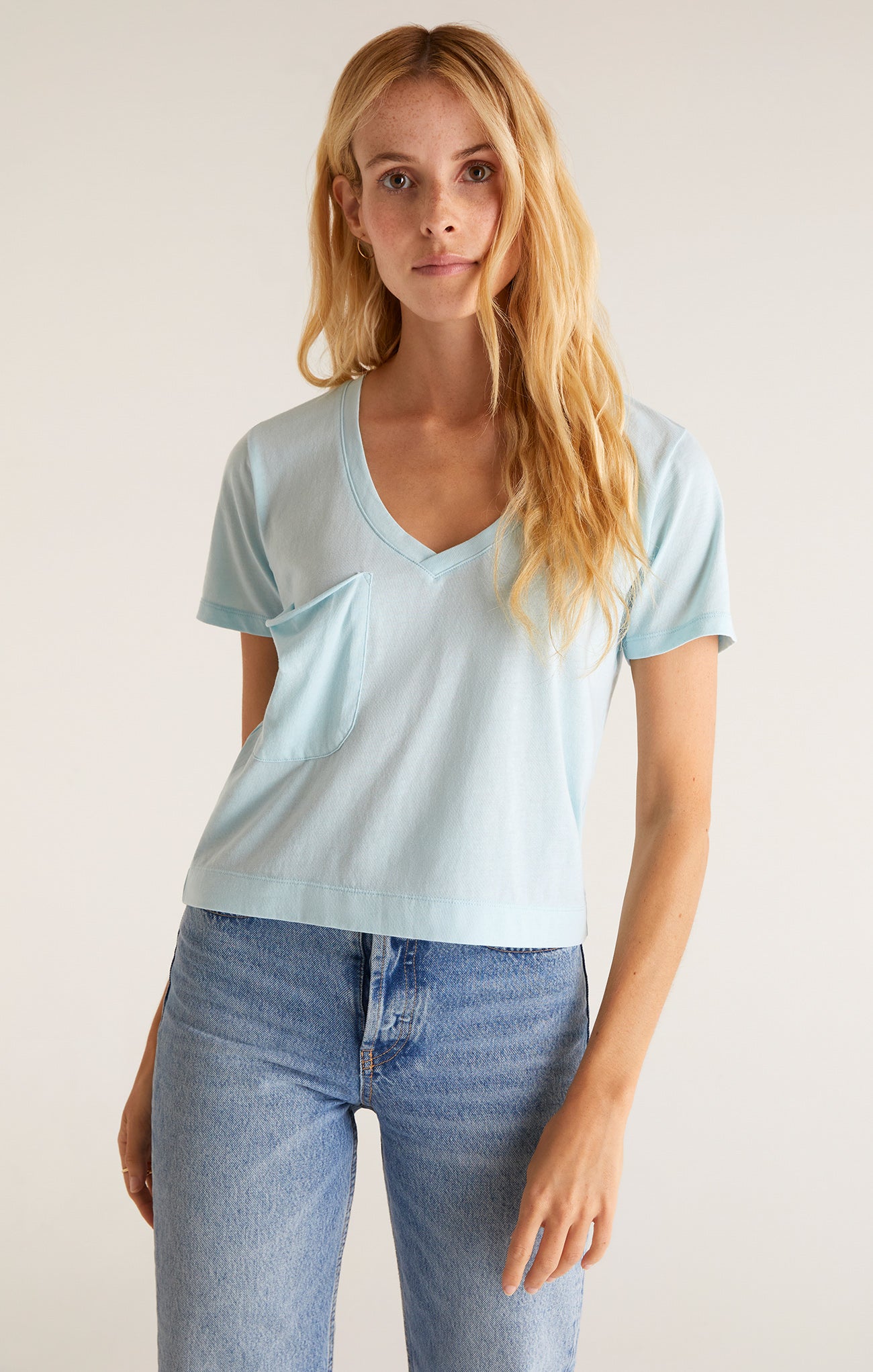 The Classic Skimmer Tee - Iced Turquoise