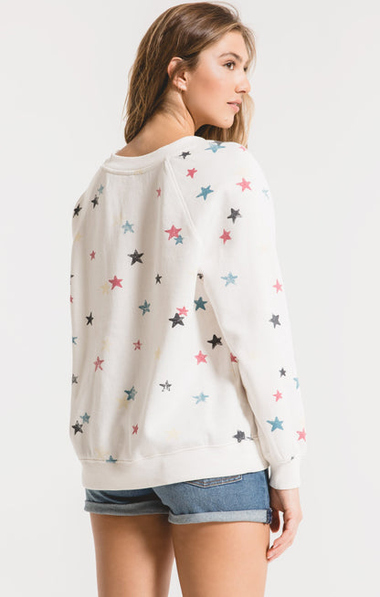 The Distressed Star Pullover