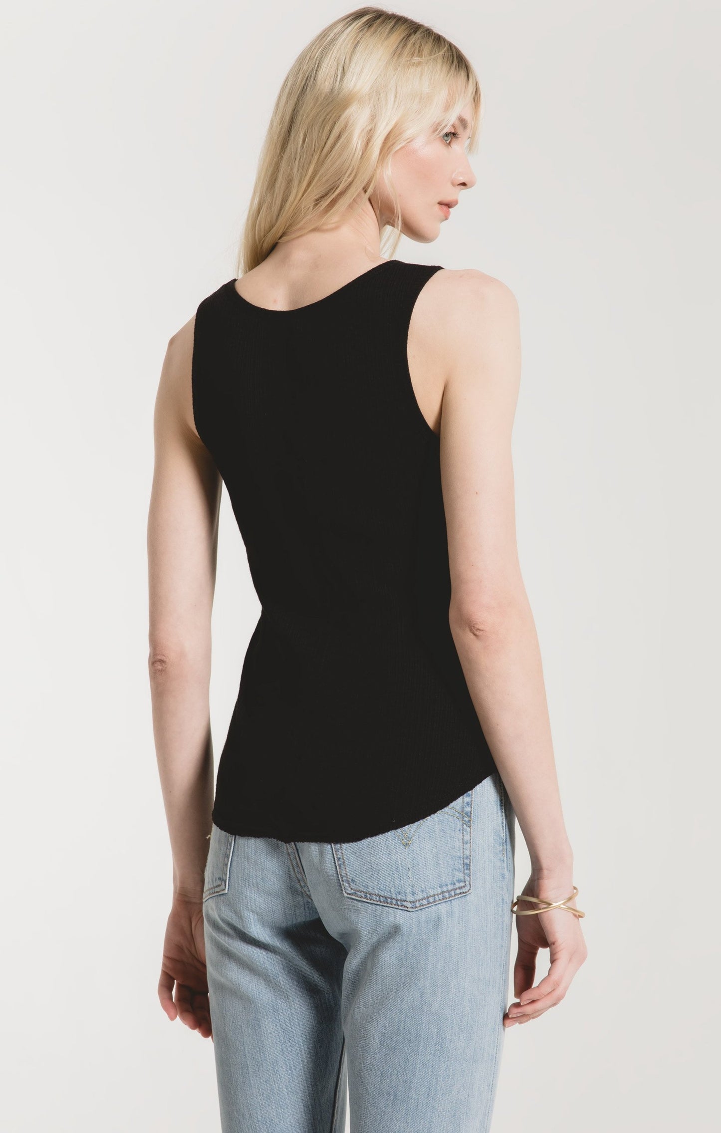 The Textured Rib Fitted Tank