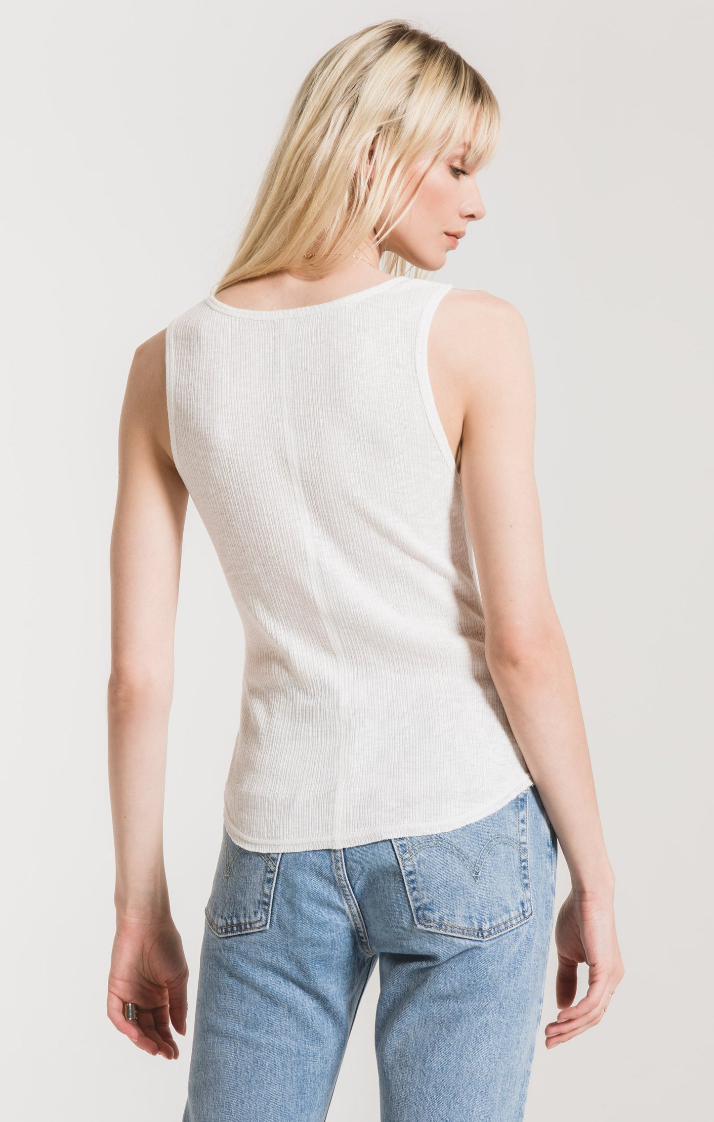 The Textured Rib Fitted Tank