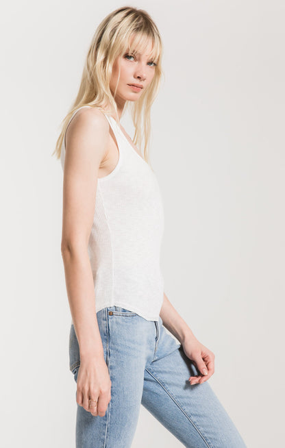 The Textured Rib Fitted Tank