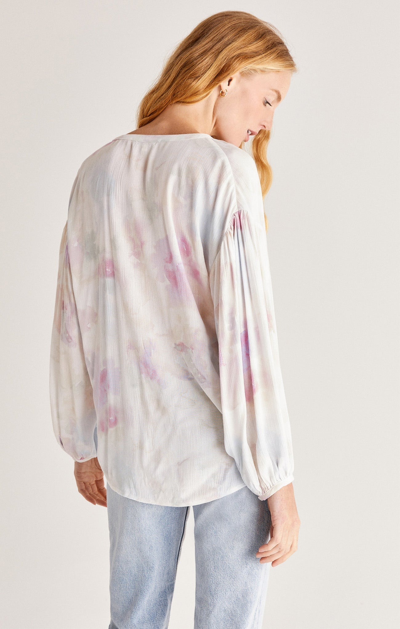 Bayfront Blurred Woven Top - Multi