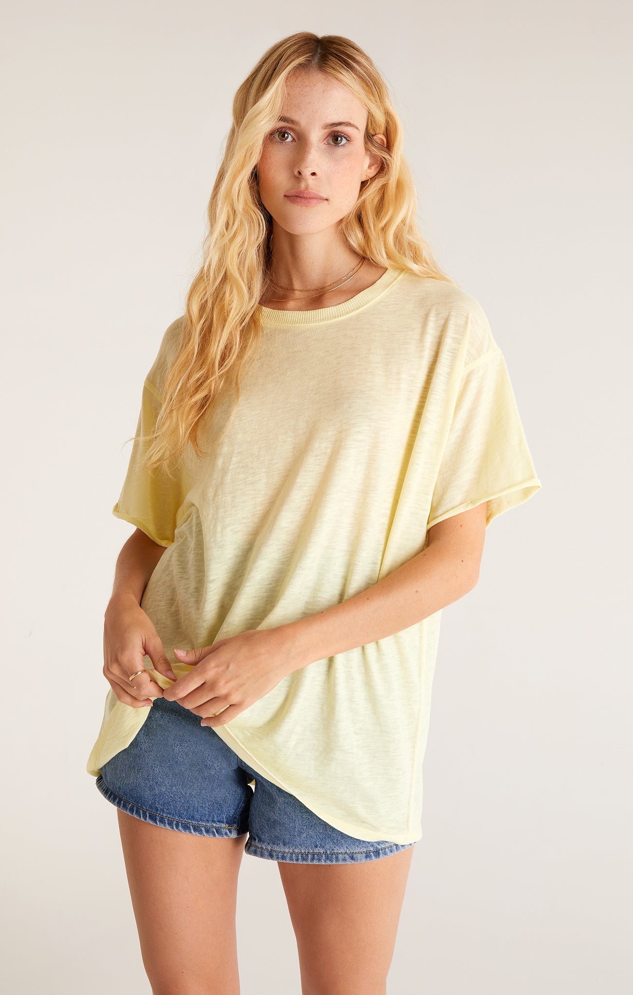 The Oversized Tee - Tropical Sun