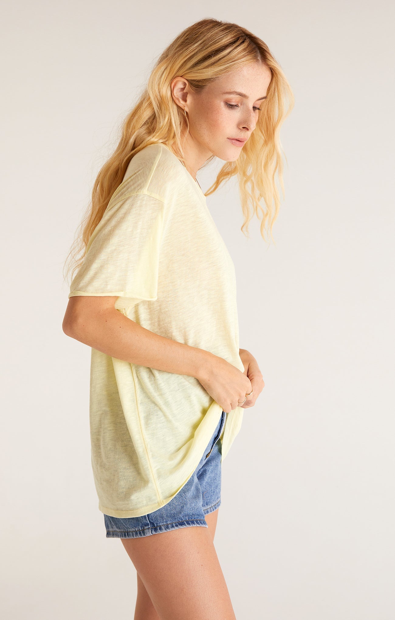 The Oversized Tee - Tropical Sun